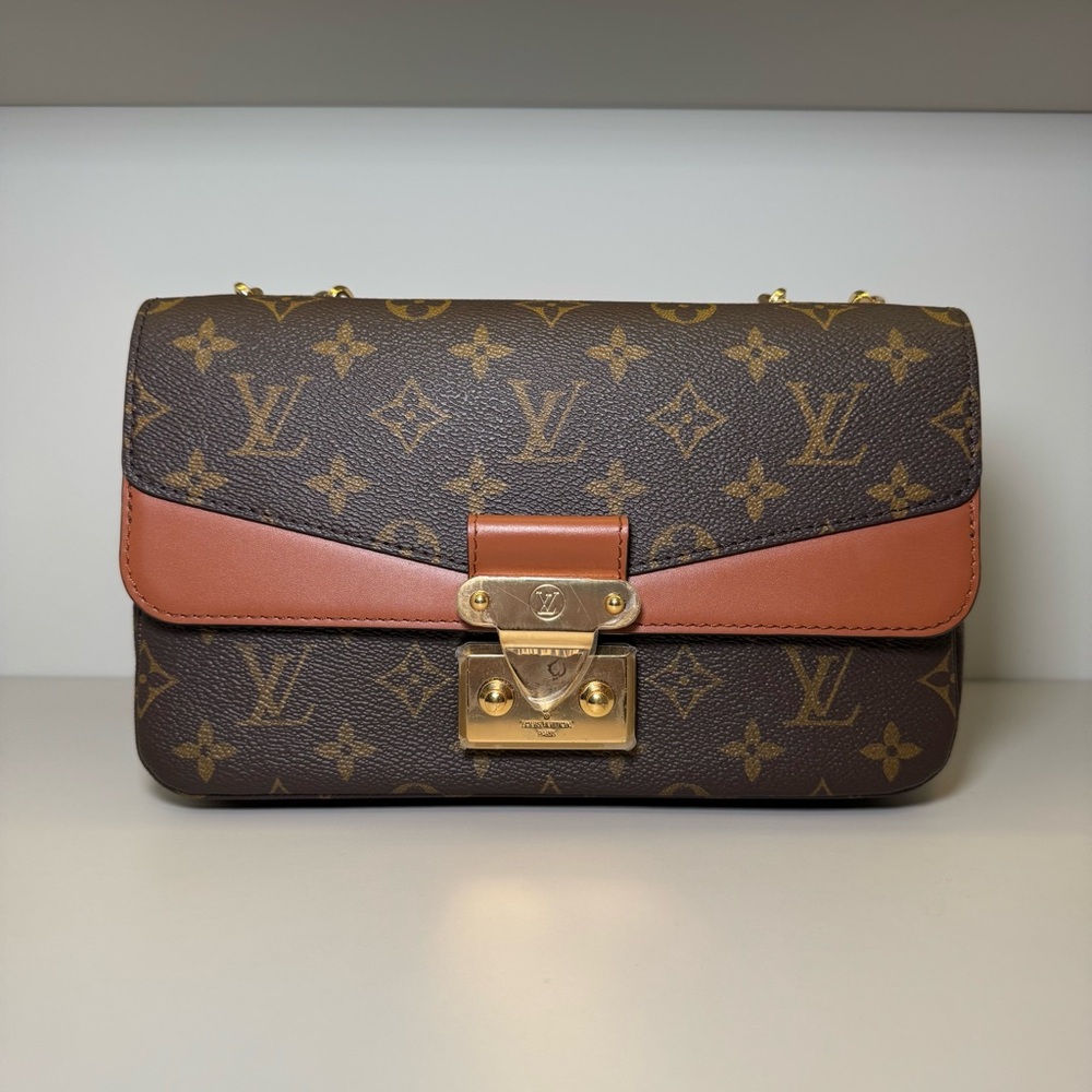Louis Vuitton Caramel Monogram Canvas Marceau Chain Hangbag